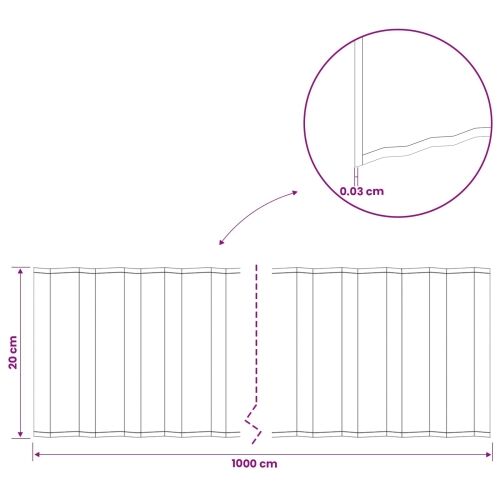 Ograda oko Travnjaka 10 m x 20 cm Pocinčani čelik Srebrna - Pocinčani čelik 10 x 0,2 m Cijena
