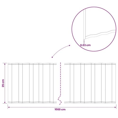 Ograda oko Travnjaka 10 m x 25 cm Pocinčani čelik Srebrna - Pocinčani čelik 10 x 0,25 m Cijena