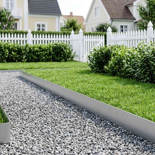 Ograda oko Travnjaka 20 m x 30 cm Pocinčani čelik Srebrna - Pocinčani čelik 20 x 0,3 m Cijena