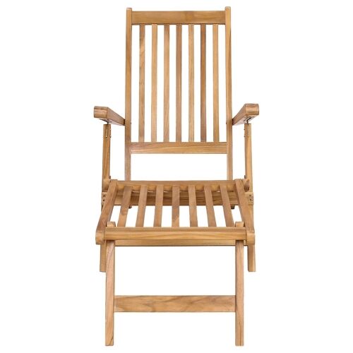 Preklopna palubna stolica Prirodna Čvrsto teak drvo - Stolica Cijena
