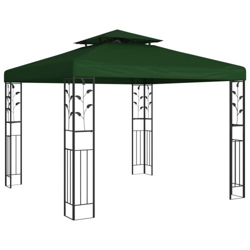 Gazebo 3 x 3 x 2,68 m Zelena Poliester i čelik Cijena