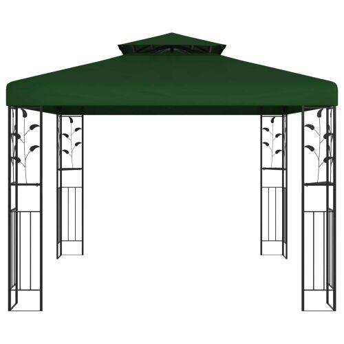 Gazebo 3 x 3 x 2,68 m Zelena Poliester i čelik Cijena