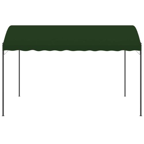 Gazebo 4 x 3 x 2,6 m Zelena Poliester i čelik - Zelena Cijena