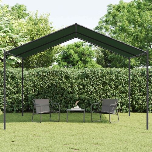 Gazebo 4 x 4 x 2,6 m Sivosmeđa Poliester i čelik Cijena