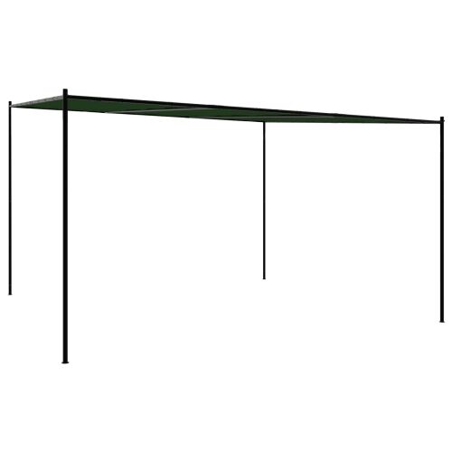 Gazebo 4 x 3,98 x 2,67 m Zelena Poliester i čelik Cijena
