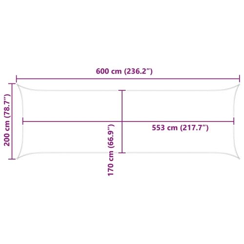 Jedro za sunce Tamnozelena 2 x 6 m 100% poliester Oxford - Tamnozelena 2 x 6 m Cijena