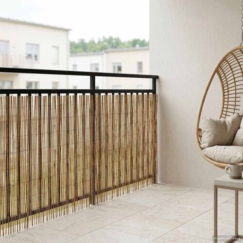Vrtna Ograda Karbonizirano 1000 x 90 cm Trska - 90 x 1000 cm Cijena