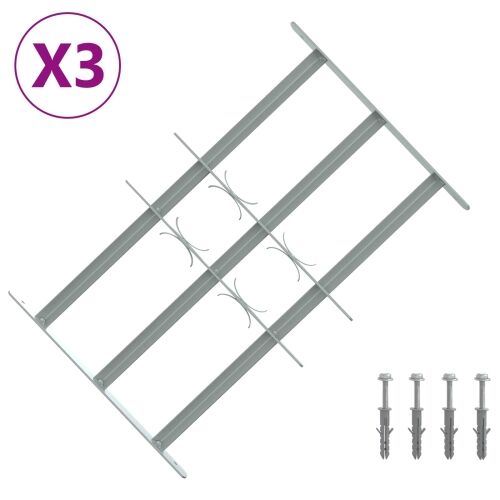 Sigurnosna rešetka za prozore s 3 poprečna okvira 3 kom. - 43-74 cm 3 prečke 3 Cijena