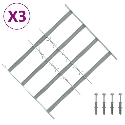 Sigurnosna rešetka za prozore s 4 poprečne šipke 3 kom. - 43-74 cm 4 prečke 3 Cijena