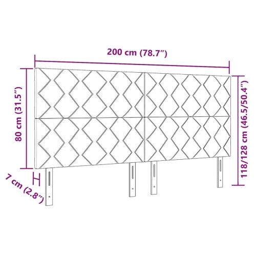 Uzglavlje Tamnozelena 200 cm Baršun - Tamnozelena 200 cm Visoki uzglavlje Cijena
