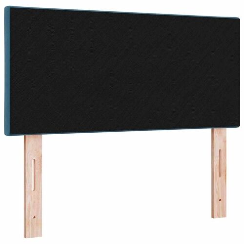 LED glava kreveta Tamno plava 100 cm Baršun - Tamno plava 100 cm Nizak uzglavlju Cijena