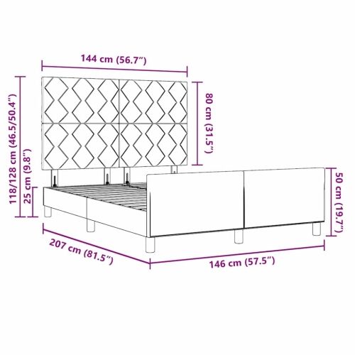 Box spring krevet Tamno plava 140 x 200 cm Baršun - Tamno plava 140 x 200 cm Dizajn s rombovima Cijena