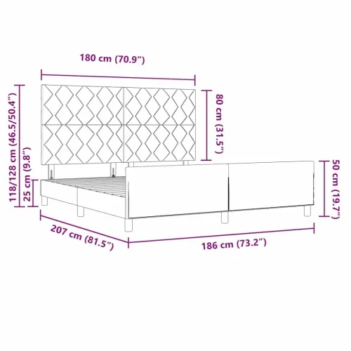 Box spring krevet Tamnozelena 180 x 200 cm Baršun - Tamnozelena 180 x 200 cm Dizajn s rombovima Cijena