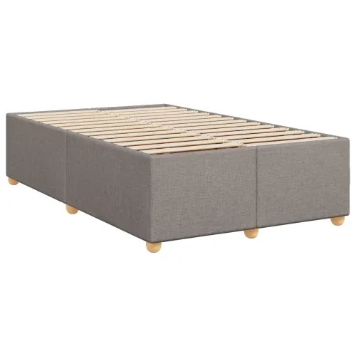 Boxspring krevet s madracem Sivosmeđa 120 x 190 cm Tkanina - Sivosmeđa 120 x 190 cm Prošiveno gumbima Cijena