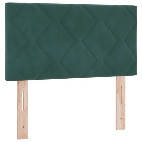 Podesivi krevet s madracem Tamnozelena 80 x 200 cm Baršun - Tamnozelena 80 x 200 cm Dizajn s rombovima Cijena