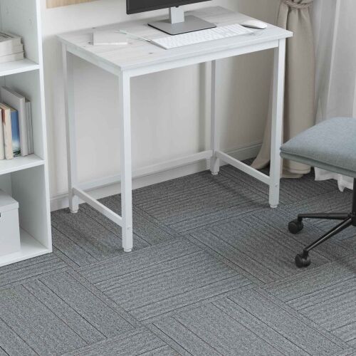 Tepih pločica Svjetlosiva s prugama 50 x 50 cm 20 kom. - Svijetlosiva s prugama 20 Cijena