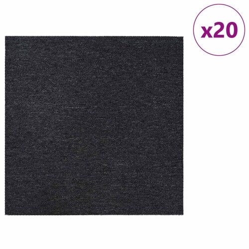 Tepih pločica Tamnosiva 50 x 50 cm 20 kom. PP i bitumen - Tamnosiva 20 Cijena