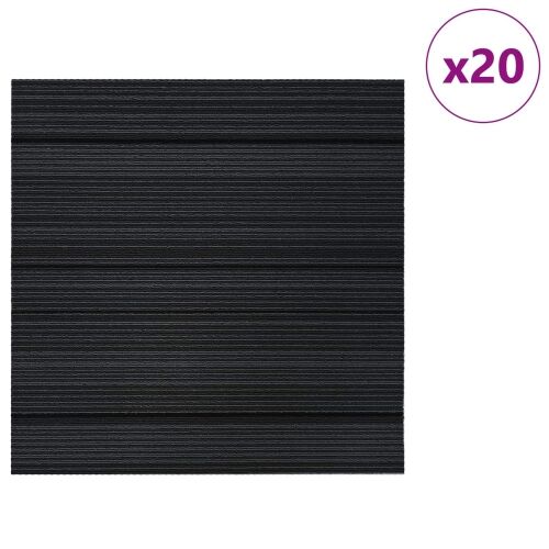Tepih pločica Prugasta svjetlosiva 50 x 50 cm 20 kom. - Prugasta svijetlosiva 20 Cijena