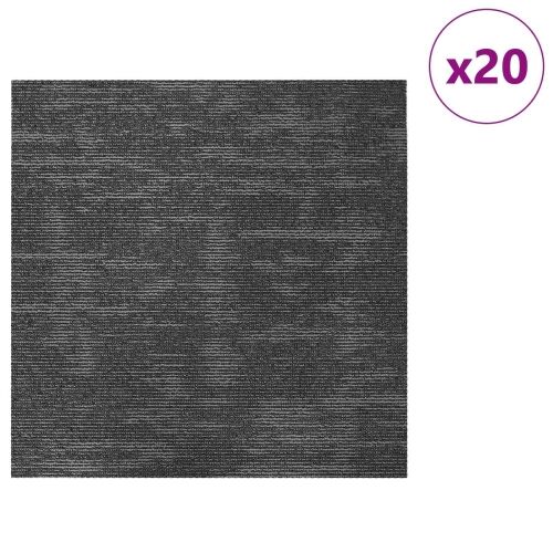 Tepih pločica Sivi ugljen 50 x 50 cm 20 kom. PP i bitumen - Kamenito siva 20 Cijena