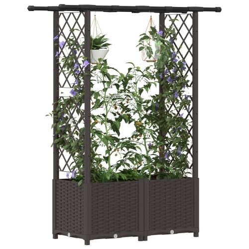 Povišeni krevet s mrežom i krovom Smeđa 124,5 x 40 x 136 cm PP - Smeđa 124,5 x 40 x 138 cm s ravnim krovom (2 bočna mreža) Cijena