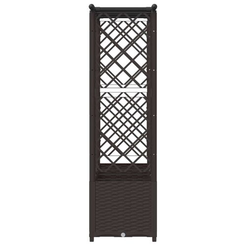 Povišeni krevet s mrežom i krovom Smeđa 203 x 40 x 136 cm PP - Smeđa 203 x 40 x 138 cm s ravnim krovom (2 bočna mreža) Cijena
