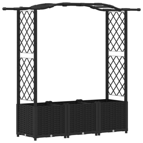 Povišeni krevet s mrežom i krovom Crna 164 x 40 x 138 cm PP - Crna 164 x 40 x 142 cm s krovom u obliku lukova (2 bočna mreža) Cijena