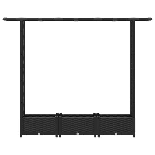 Povišeni krevet s mrežom i krovom Crna 164 x 40 x 121 cm PP - Crna 164 x 40 x 123 cm s ravnim krovom (2 bočna mreža) Cijena