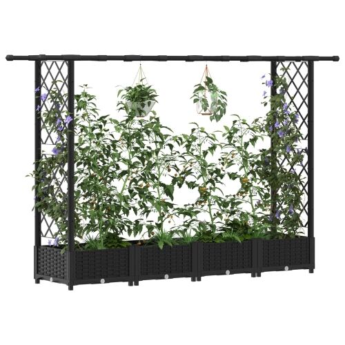 Povišeni krevet s mrežom i krovom Crna 203 x 40 x 121 cm PP - Crna 203 x 40 x 123 cm s ravnim krovom (2 bočna mreža) Cijena