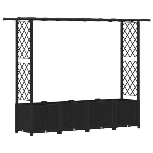 Povišeni krevet s mrežom i krovom Crna 203 x 40 x 136 cm PP - Crna 203 x 40 x 138 cm s ravnim krovom (2 bočna mreža) Cijena