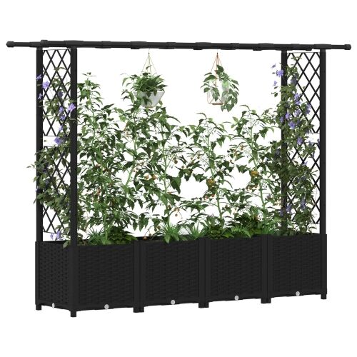 Povišeni krevet s mrežom i krovom Crna 203 x 40 x 136 cm PP - Crna 203 x 40 x 138 cm s ravnim krovom (2 bočna mreža) Cijena