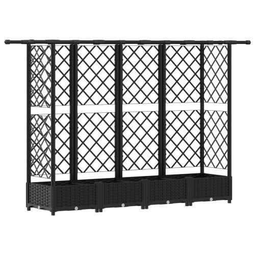 Povišeni krevet s mrežom i krovom Crna 202,5 x 40 x 121 cm PP - Crna 202,5 x 40 x 123 cm s ravnim krovom (3 bočna mreža) Cijena