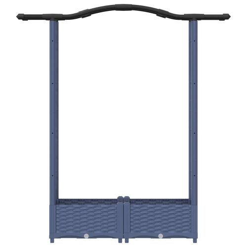 Povišeni krevet s mrežom i krovom Siva 124 x 40 x 123 cm PP - Siva 124 x 40 x 125 cm s krovom u obliku lukova (2 bočna mreža) Cijena