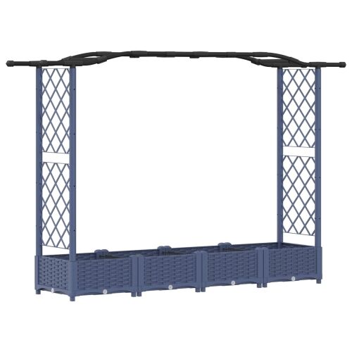 Povišeni krevet s mrežom i krovom Siva 207 x 40 x 123 cm PP - Siva 207 x 40 x 126 cm s krovom u obliku lukova (2 bočna mreža) Cijena