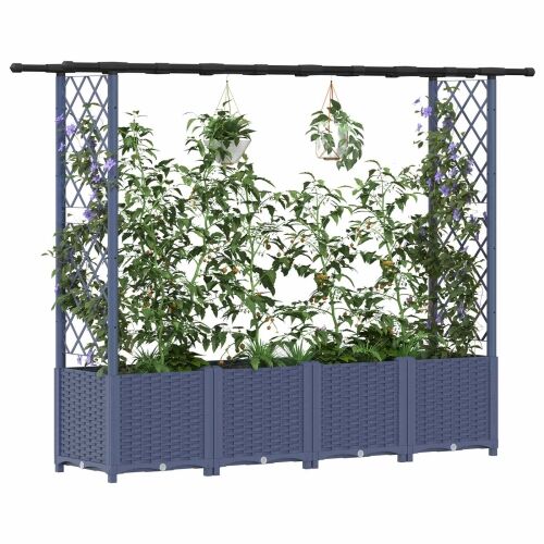Povišeni krevet s mrežom i krovom Siva 203 x 40 x 136 cm PP - Siva 203 x 40 x 138 cm s ravnim krovom (2 bočna mreža) Cijena