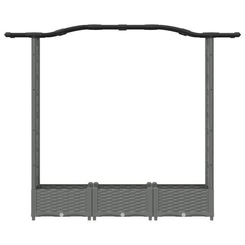 Povišeni krevet s mrežom i krovom Svjetlosiva 169 x 40 x 123 cm - Svjetlosiva 169 x 40 x 125 cm s krovom u obliku lukova (2 bočn Cijena