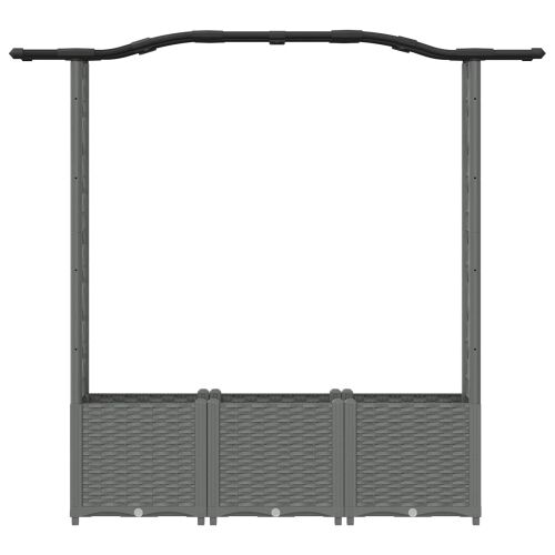 Povišeni krevet s mrežom i krovom Svjetlosiva 164 x 40 x 138 cm - Svjetlosiva 164 x 40 x 142 cm s krovom u obliku lukova (2 bočn Cijena