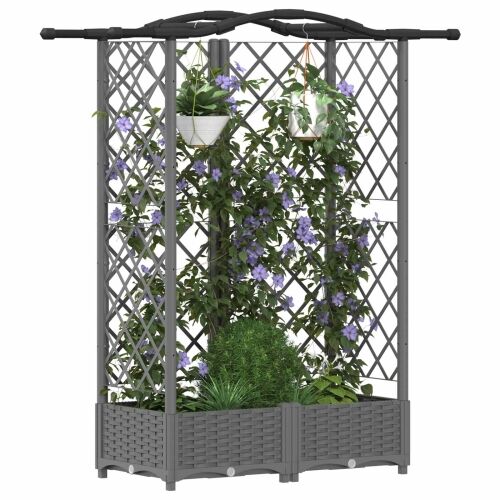 Povišeni krevet s mrežom i krovom Svjetlosiva 124 x 40 x 123 cm - Svjetlosiva 124 x 40 x 126 cm s krovom u obliku lukova (3 bočn Cijena