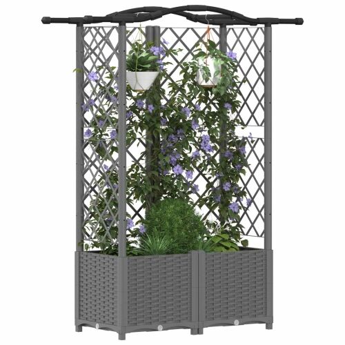 Povišeni krevet s mrežom i krovom Svjetlosiva 122 x 40 x 138 cm - Svjetlosiva 122 x 40 x 141 cm s krovom u obliku lukova (3 bočn Cijena