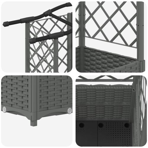 Povišeni krevet s mrežom i krovom Svjetlosiva 204 x 40 x 138 cm - Svjetlosiva 204 x 40 x 141 cm s krovom u obliku lukova (3 bočn Cijena