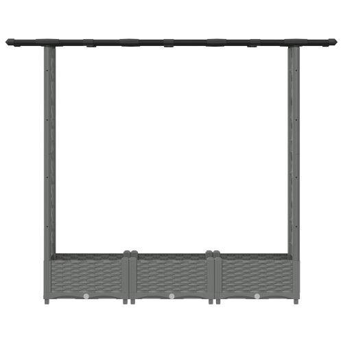 Povišeni krevet s mrežom i krovom Svjetlosiva 164 x 40 x 121 cm - Svjetlosiva 164 x 40 x 123 cm s ravnim krovom (2 bočna mreža) Cijena