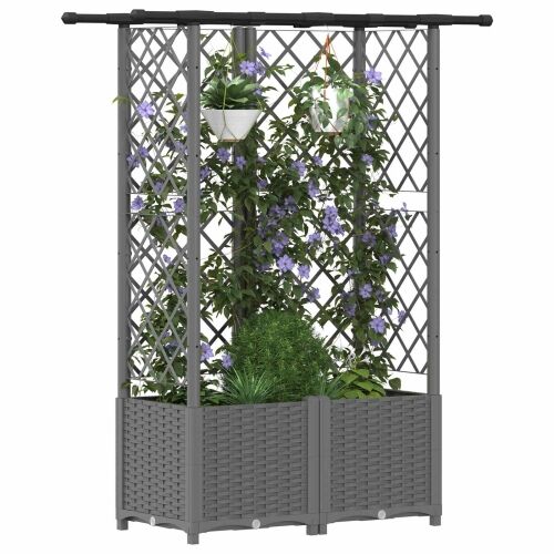 Povišeni krevet s mrežom i krovom Svjetlosiva 124 x 40 x 136 cm - Svjetlosiva 124 x 40 x 138 cm s ravnim krovom (3 bočna mreža) Cijena