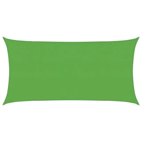 Jedrilica za sunčevu sjenu Pravokutni 2,5 x 6 m HDPE - Svijetlo zelena 2,5 x 6 m Cijena