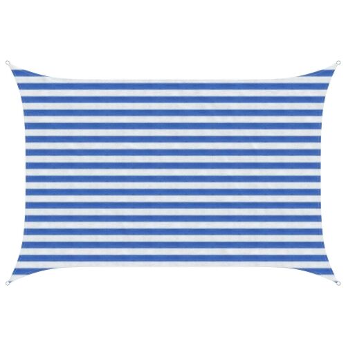 Jedrilica za sunčevu sjenu 2 x 2,5 m HDPE Pravokutni - Plava i bijela 2 x 2,5 m Cijena