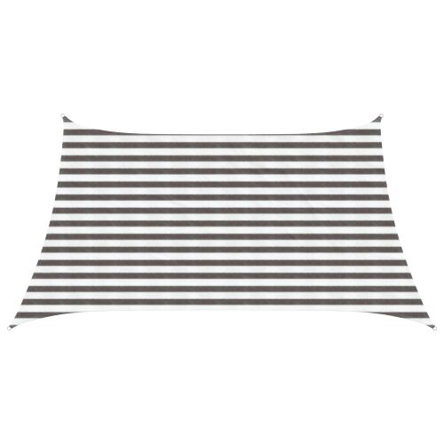 Jedrilica za sunčevu sjenu 3 / 4 x 2 m HDPE Pravokutni - Svijetlosiva i bijela 3/4 x 2 m Cijena