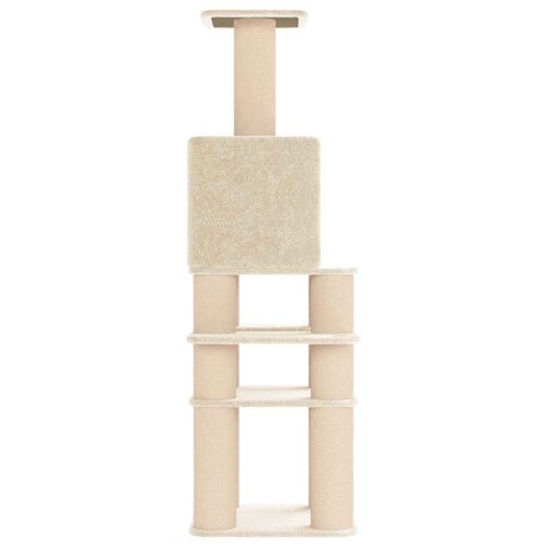 Mačje drvo s sisalnim postoljima za grebanje Krem 180 cm - Krem Cijena