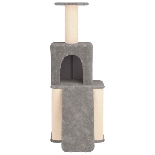 Mačje drvo s sisalnim postoljima za grebanje Svjetlosiva 146 cm - Svjetlosiva Cijena