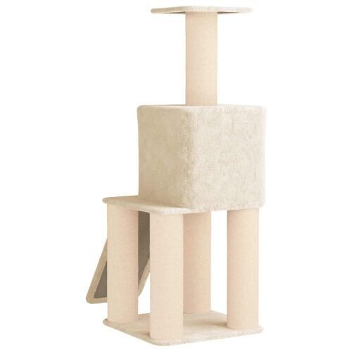 Mačje drvo s sisalnim postoljima za grebanje Krem 146 cm - Krem Cijena