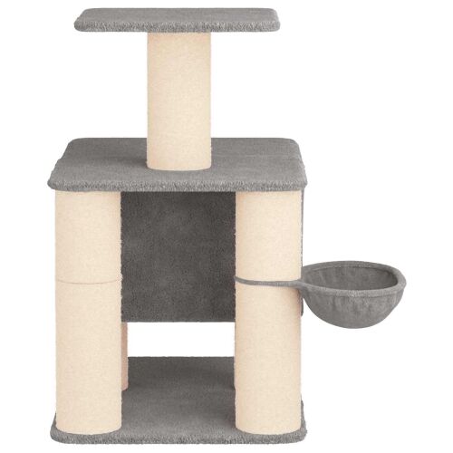 Mačje drvo s sisalnim postoljima za grebanje Svjetlosiva 96 cm - Svjetlosiva Cijena