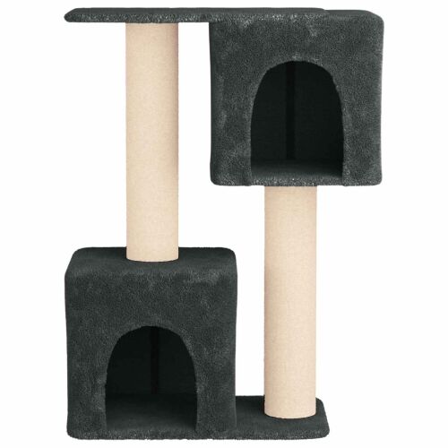 Mačje drvo s sisalnim postoljima za grebanje Tamnosiva 114 cm - Tamnosiva Cijena