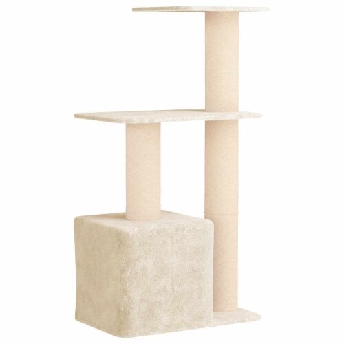Mačje drvo s sisalnim postoljima za grebanje Krem 133 cm - Krem Cijena